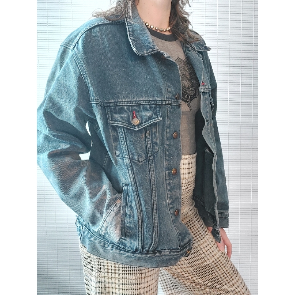 Vintage 90s Reliq Denim Jean Jacket Large